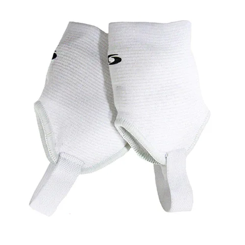 Vista 5 de Ankle guards 1 par de protectores de doble cara para fútbol fútbol (color blanco)