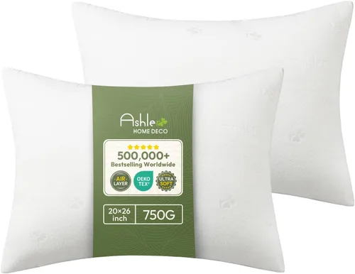 Vista 22 de Ashler - Juego de 2 almohadas lumbares (12 x 20 pulgadas)