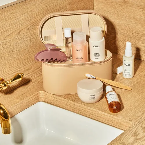 Vista 5 de OUAI Acondicionador para cabello fino tamaño de viaje, acondicionador voluminizador para cabello fino con queratina, biotina y aceite de semilla