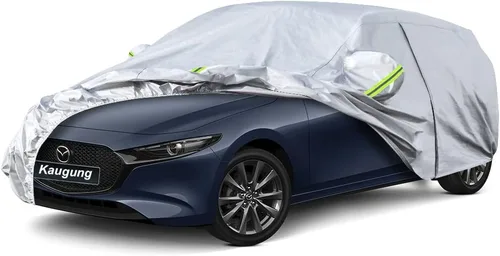 Vista 112 de Kaugung Funda para Coche de Ajuste Personalizado BMW Serie 3 E30 (1982-1994), 7 Capas Resistente al Viento Todo Clima Impermeable Cubierta Exterior