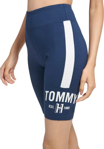 Vista 2 de Tommy Hilfiger Pantalón corto de bicicleta con banda elástica para mujer