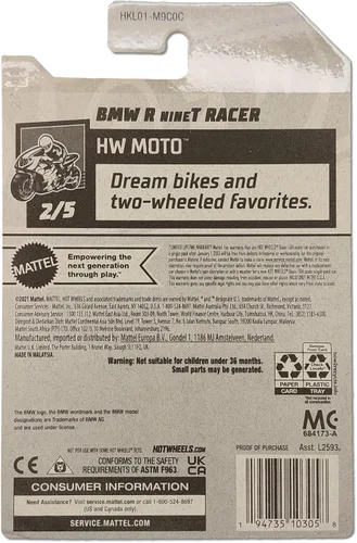 Vista 2 de Hot Wheels BMW R NineT Racer, HW Moto 2/5