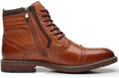 Vista 3 de Arkbird Mens Chelsea Boots, Stylish and Comfort Leather Chukka Ankle Boots with Zipper