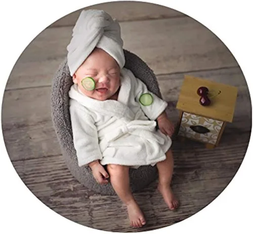 Vista 4 de Accesorios de fotografía para recién nacidos trajes de baño para sesión de fotos de bebé trajes de baño para niña M