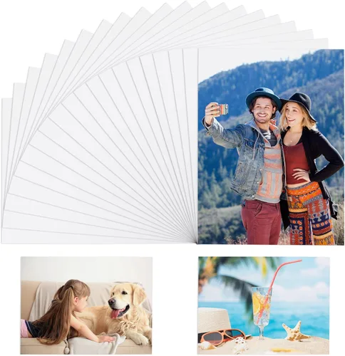 Vista 8 de 10 piezas de espacios en blanco de sublimación para fotos metálicas 6"X8" X0.45mm de aluminio, letrero de foto en metal en blanco para pared, marco