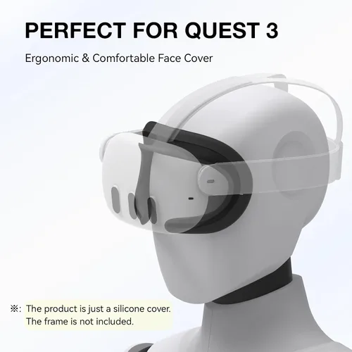 Vista 4 de VR Silicone Face Pad Cover and Controller Charging Stock for Meta Quest 3 Accessories