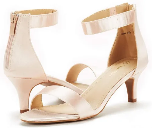 Vista 4 de Dream Pars - Sandalias Fiona para mujer, de tacón de aguja, abiertas y a la moda
