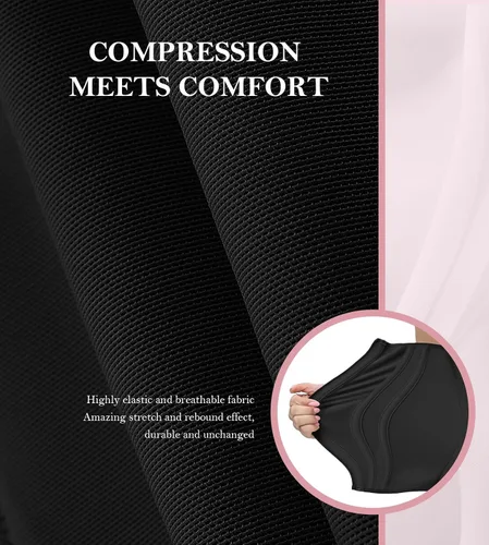 Vista 4 de SHAPSHE Entrenador de cintura para mujer, faja moldeadora de cintura con cremallera y control de abdomen, moldeador de cuerpo
