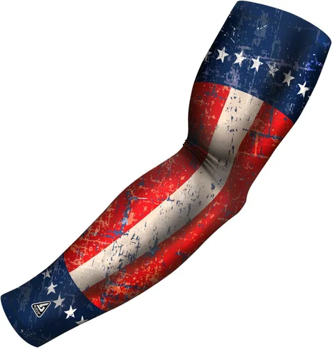 Vista 22 de B-Driven Sports Sleeve Pro-Fit - Manga Patriótica - Estados Unidos, Cuba, México, Israel, Canadá, Venezuela, Rep. Dominicana - Individual