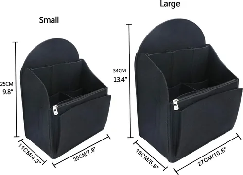 Vista 6 de VANCORE Organizador de mochila de fieltro para mochila, bolso de hombro