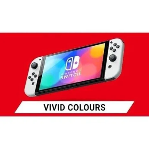 Vista 7 de Nintendo Interruptor modelo OLED con Joy-Con blanco (renovado)