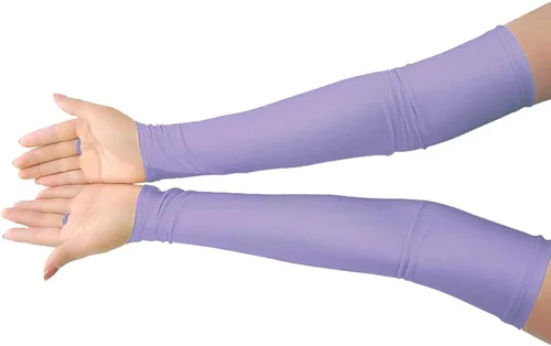 Vista 9 de Shinningstar Guantes largos de elastano elástico sin dedos sobre el codo para niñas y niños adultos