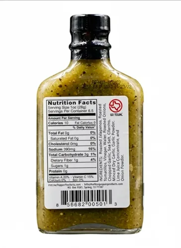 Vista 2 de HOT LINE PEPPER PRODUCTS Salsa Garlicky Greengo, 6.5 OZ