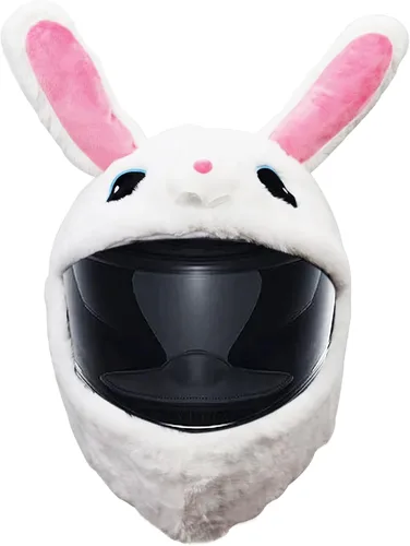 Vista 8 de Motorcycle Helmet Cover, Funny Helmet Decoration, Fun Rides and Gifts(Plush Animal)