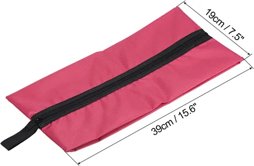 Vista 2 de PATIKIL Bolsas de zapatos para viajes, bolsa portátil para zapatos con cremallera, impermeable, organizador de zapatos para hombres y mujeres