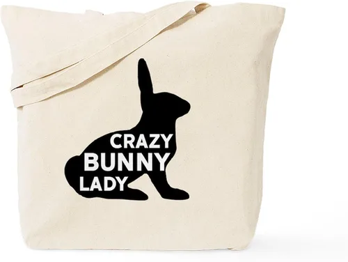 Vista 8 de CafePress Lop Eared Bunny - Bolsa de lona reutilizable beige, Caqui, S