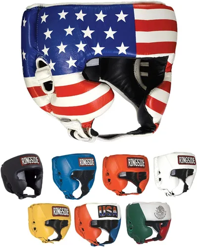 Vista 14 de Ringside, Muay Thai, MMA, casco con protección para enfrentamiento de boxeo con laterales
