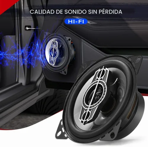 Vista 5 de Altavoces coaxiales de audio para automóvil de 4 "de 4 vías, 220 W máximo