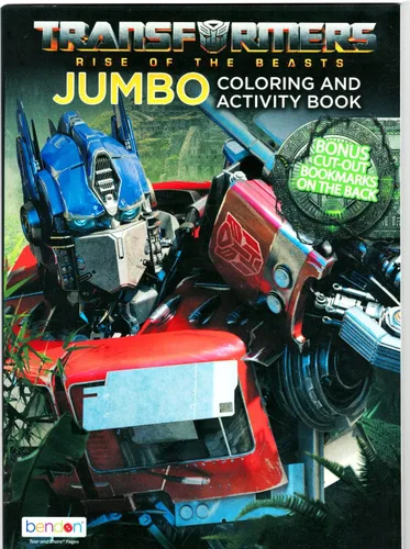 Vista 2 de Transformers - Juego de libro para colorear y actividades para niños, 2 libros de actividades y blocs de calcomanías con Optimus Prime, Bumblebee