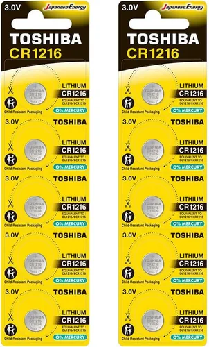 Vista 14 de Toshiba CR1216 - Paquete de ampolla resistente a los niños (2 baterías)