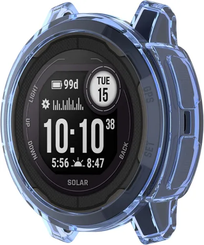 Vista 7 de TenCloud Funda protectora para Garmin Instinct 2 1.772 in Solar Smartwatch, antiarañazos, TPU antiarañazos, compatible con Garmin Instinct 2 Solar