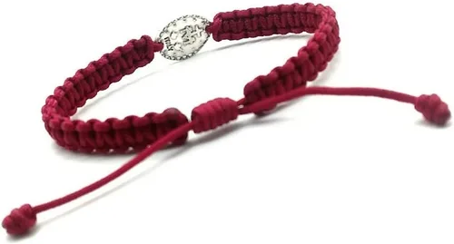 Vista 2 de Pulsera ajustable de medalla milagrosa de la Virgen María para hombre y mujer, regalo católico