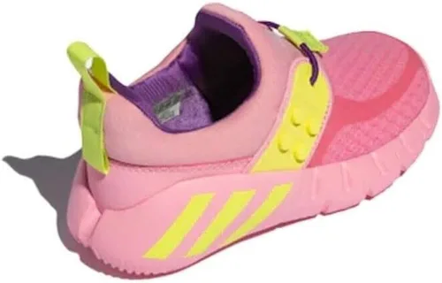 Vista 4 de Adidas RapidaZen Lego I Infants FZ0397 - Zapatos para niños y niñas, talla 7K, rosa/amarillo, Rosado