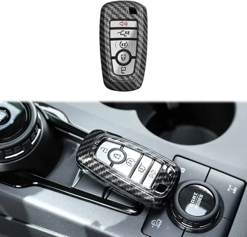 Vista 8 de para Ford Bronco/Sport Carcasa de Llavero, Funda Protectora de Llave Compatible con Ford Bronco/Sport 2021 2022 2023+ (ABS, Azul)