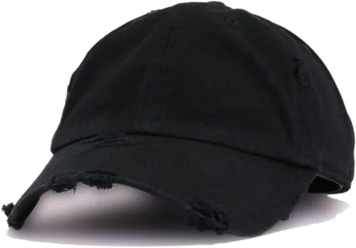 Vista 3 de The Rock Bull - Gorra de béisbol vintage bordada de algodón ajustable envejecida