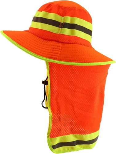 Vista 4 de Trendy Apparel Shop - Sombrero de malla reflectante color neón