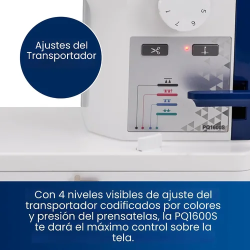 Vista 8 de Brother PQ1600S - Máquina de coser de puntada recta de alta velocidad