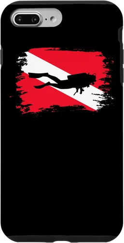 Vista 12 de Funda con bandera de buceo para iPhone 16