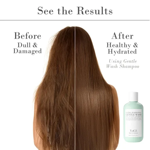 Vista 6 de VoCÊ Haircare - Champú vegano y libre de crueldad animal Cuidado del cabello limpio, seguro para el color, sin parabenos ni sulfatos, ultra