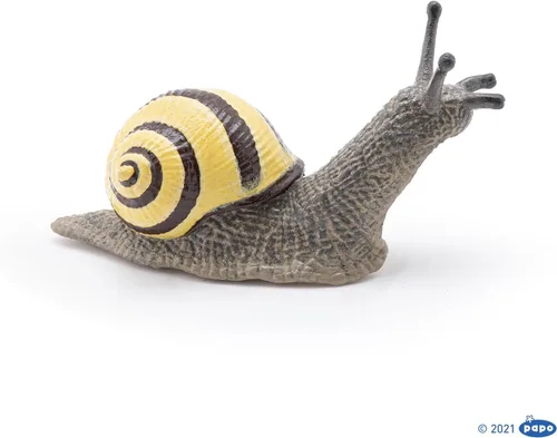 Vista 5 de Papo - Figura realista de caracol de madera - A partir de 3 años - Colección de animales de jardín - Juego educativo de criaturas pequeñas - Juguete