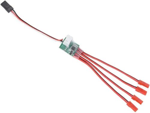 Vista 3 de Dilwe Controlador de tira de luz LED de barra de luz LED para avión de control remoto (3S)