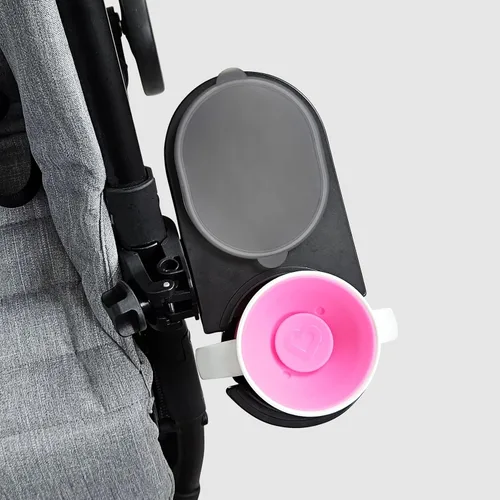 Vista 8 de liuliuby Accesorio universal para bandeja de refrigerios para cochecito Accesorio para portavasos de cochecito, bandeja universal para bocadillos