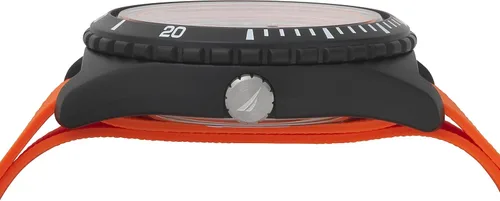 Vista 2 de Nautica Men's Quartz Resin Silicone Watch