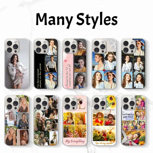 Vista 3 de Fundas de teléfono personalizadas para iPhone 11, 12, 13, 14 Pro Max Plus Mini, para Samsung Galaxy S21 S22 Ultra Plus, regalos de moda para 5