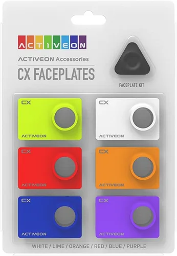 Vista 2 de Placas frontales CX - 6 colores (negro)
