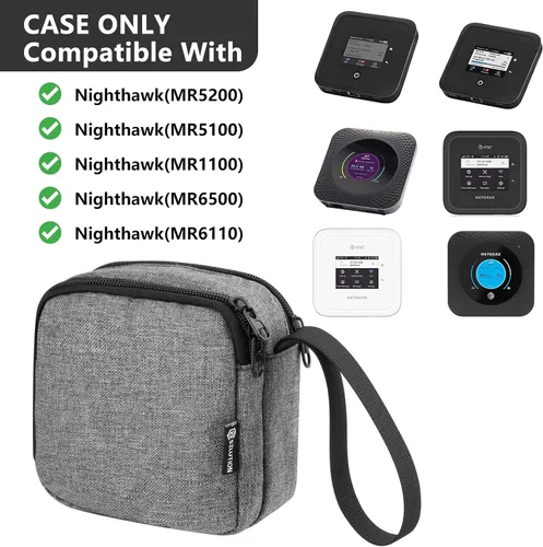 Vista 3 de Funda de viaje compatible con NETGEAR Nighthawk M7 M5 M6 Pro 5G Hotspot móvil con WiFi 6 (MR5200, MR5100, MR6500) M1 Hotspot móvil 4G LTE Router