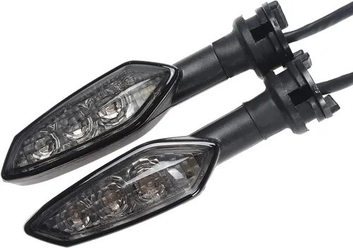 Vista 8 de Indicadores de motocicleta compatibles con Yamaha YZF-R6 2008-2016 LED luz de marcha delantera ahumada
