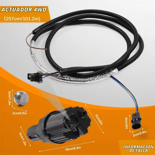 Vista 4 de 600-490 Actuador 4WD Actuador de tracción en las 4 ruedas Compatible con Chevrolet/GMC