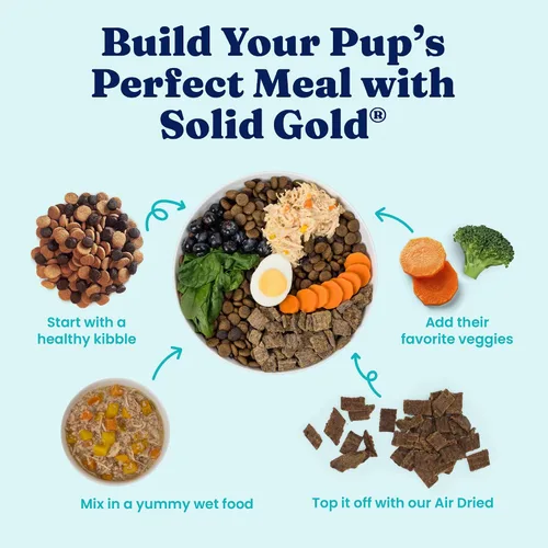 Vista 7 de Solid Gold Complemento de Comida Húmeda para Perros y Copitas de Comida - Con Carne de Res y Batata para Soporte de Cadera y Articulaciones