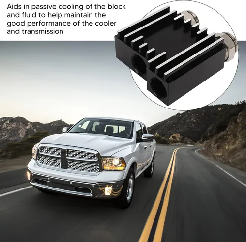 Vista 2 de Enfriador de transmisión termostática Bypass Upgrade para Dodge Ram 2500 3500, para Cummins 68RFE 6.7L