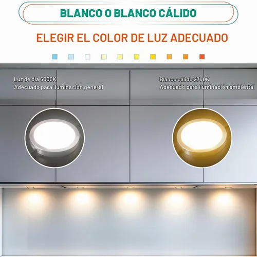 Vista 5 de Kit de iluminación de disco debajo del gabinete, iluminación de ambiente, control remoto LED RF inalámbrico regulable, enlazable en cadena