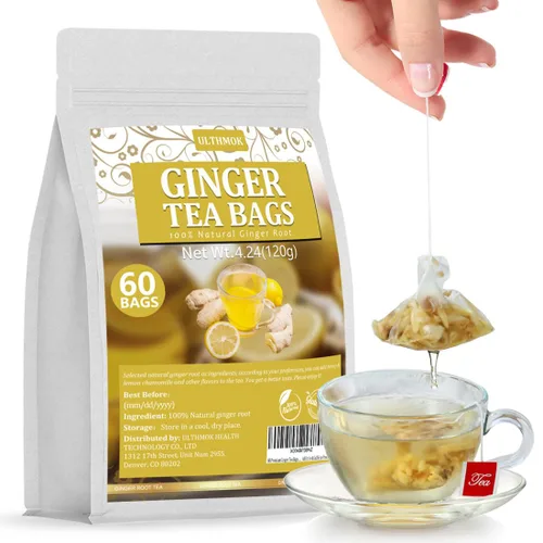 Vista 30 de Bolsas de té de raíz de bardana premium, 60 bolsas de té/6.4 onzas, té de bardana 100% natural, sin aditivos, sin cafeína.