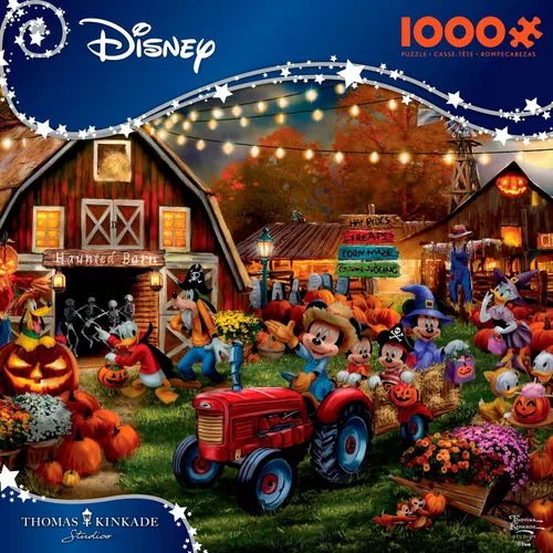 Vista 3 de Ceaco - Thomas Kinkade Disney Dreams: Mickey - Rompecabezas de 1000 piezas Mickey Halloween