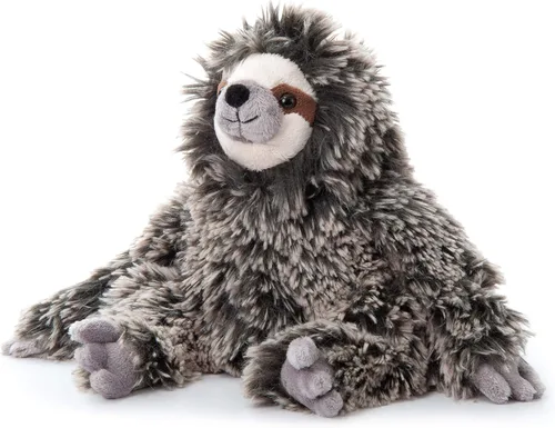 Vista 2 de The Petting Zoo Peluche de perezoso, regalos para niños, animales salvajes del zoológico Onez, juguete de peluche de perezoso de 13 pulgadas