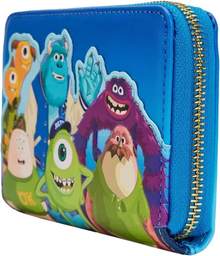 Vista 2 de Monster's University Scare Games - Cartera con cremallera, Multi, Loungefly Pixar Monsters University Scare Games - Cartera con cremallera
