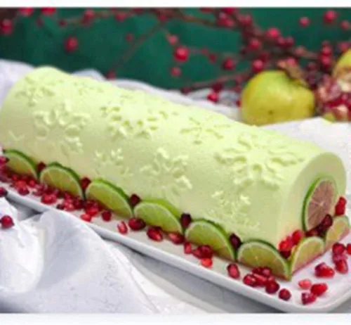 Vista 6 de Kit de patrón de copo de nieve de Navidad, tapete de textura, molde de silicona para tartas, mousse, postre, utensilios para hornear